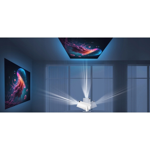 HY300 PRO HD TV-PROJEKTOR 130'' ANDROID WIFI TRAGBAR ROTIERBAR